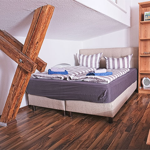 Hiddensee Loft — Gesamtansicht Wohnraum